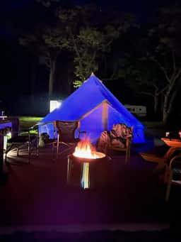 Lovers Lookout Glamp Tent  1 at Big Rock Creek - Image 5