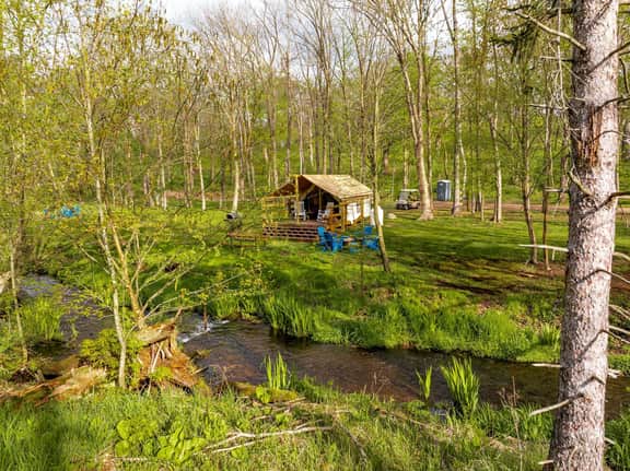 Creekside Family Tent at Big Rock Creek in St. Croix Falls, WI - Image 4