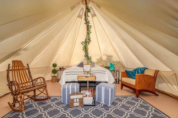Lovers Lookout Glamp Tent  1 at Big Rock Creek - Image 2