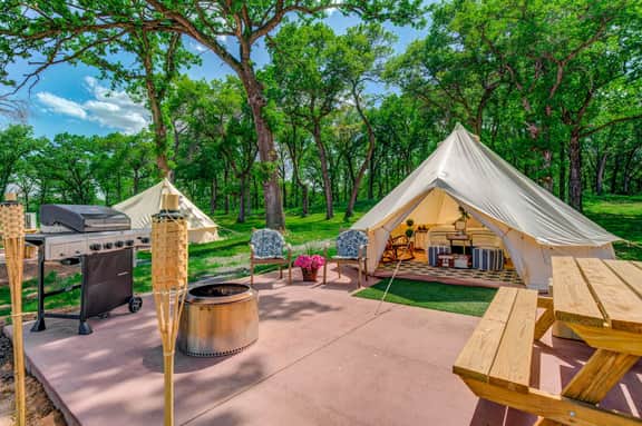 Lovers Lookout Glamp Tent 2 at Big Rock Creek - Image 3